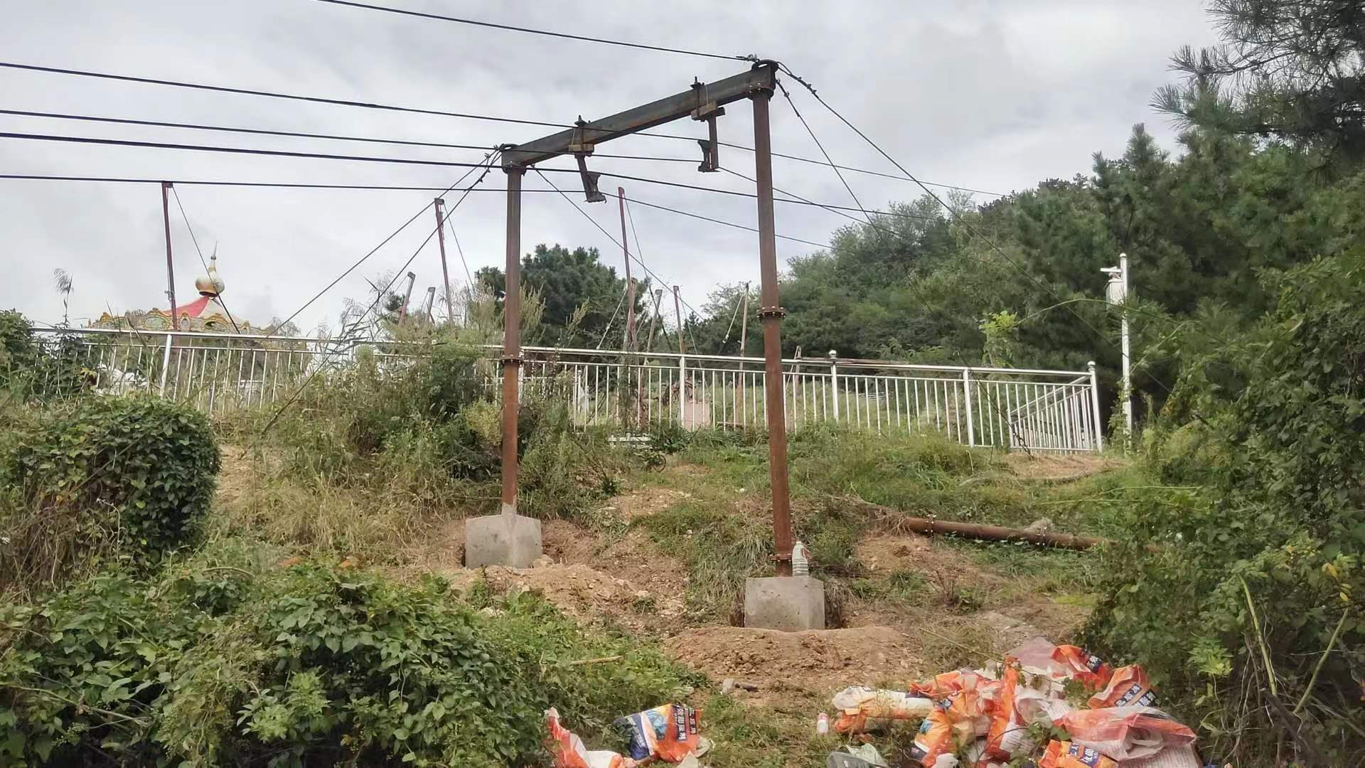 平和轻型索道安装